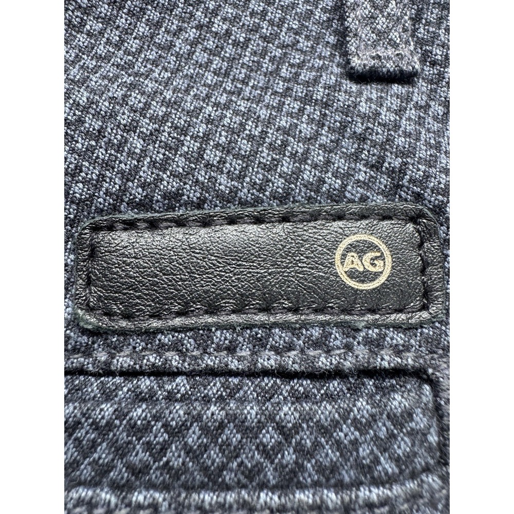 AG Adriano Godschmeid Marshall Modern‎ Slim Trouser Chino 36/33 Blue Check - Picture 8 of 9